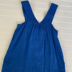 Womens Linen Tank Top Size 00 J. Crew Factory